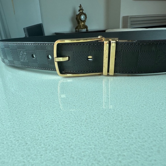LOUIS VUITTON Damier Infini Santur Boston 35MM Reversible Belt - Picture 10 of 11